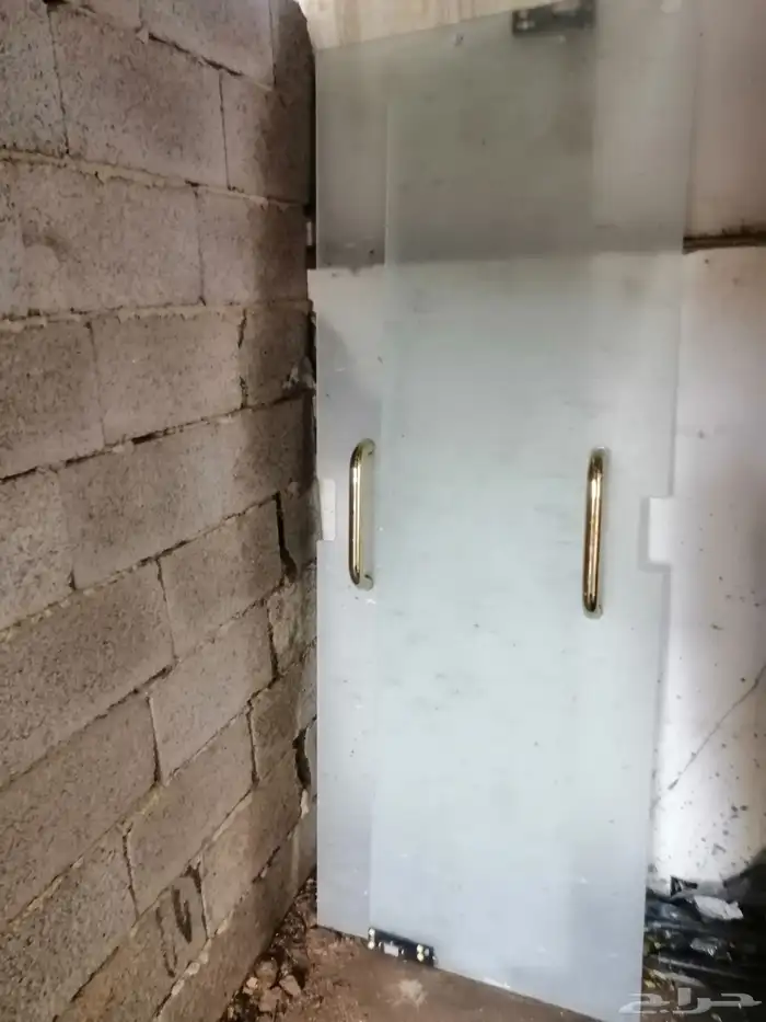 زجاج سكريت ابواب عدد 2 عرض 60 ارتفاع مترين 2000سم 0