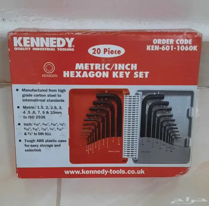 Allen Key Set (MM   INCH) 20 Piece original from Kenned 1