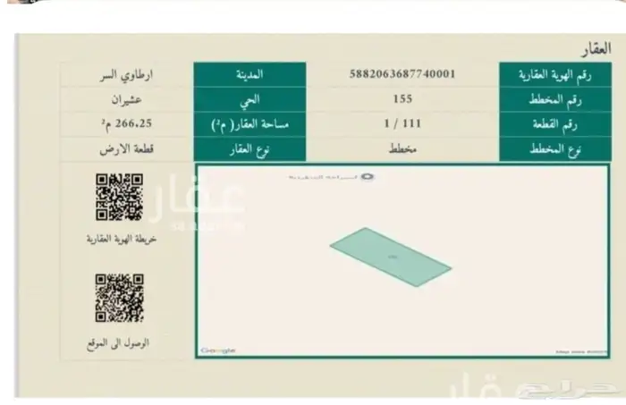 للبيع أرض سكنية في مركز عشيران بمنطقة القصيم 2