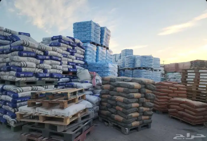 مبسط مواد بناء رمل اسمنت بلك دفان انترلوك بندوره بلاط مصدات 22