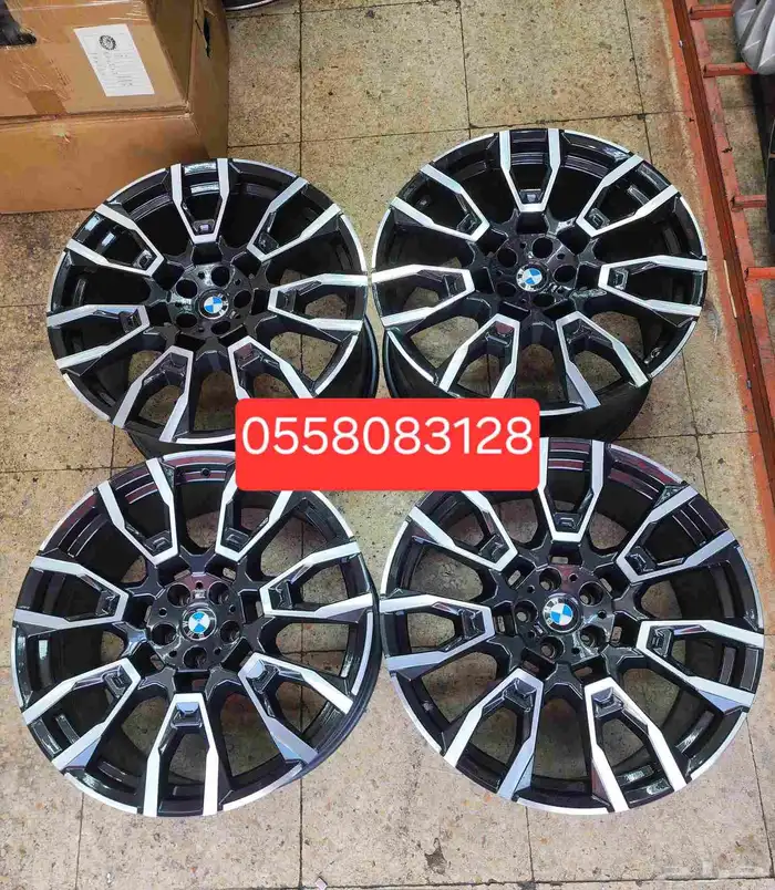 جنوط بي ام دبليو X6 اصلي وكاله مقاس 21 موديل 2025 4