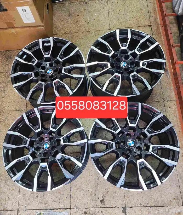 جنوط بي ام دبليو X6 اصلي وكاله مقاس 21 موديل 2025 2