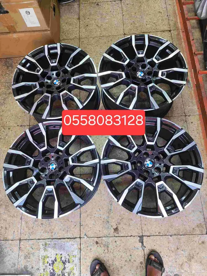 جنوط بي ام دبليو X6 اصلي وكاله مقاس 21 موديل 2025 3