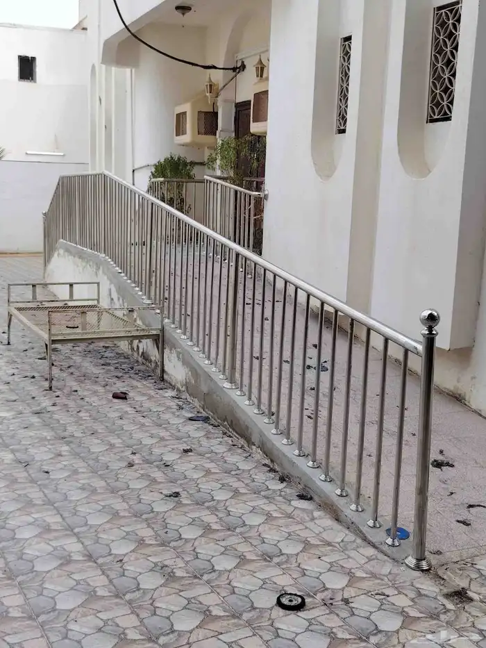 درابزين استيل تايواني304 ضدالصداء والعوامل الطبيعيه تفصيل 0