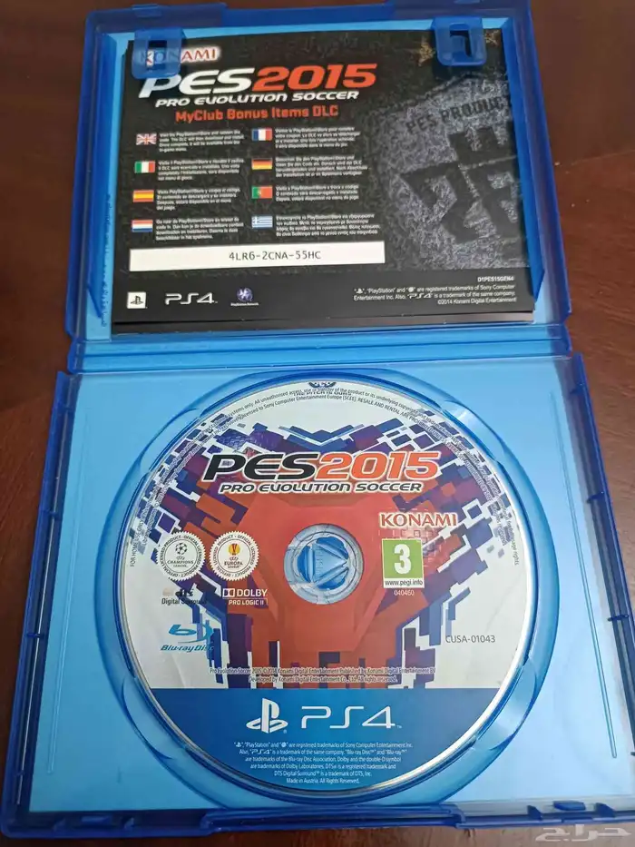 شريط بيس 2015 (Pes2015) نسخه نادره كالجديد لسوني 4 و 5 1