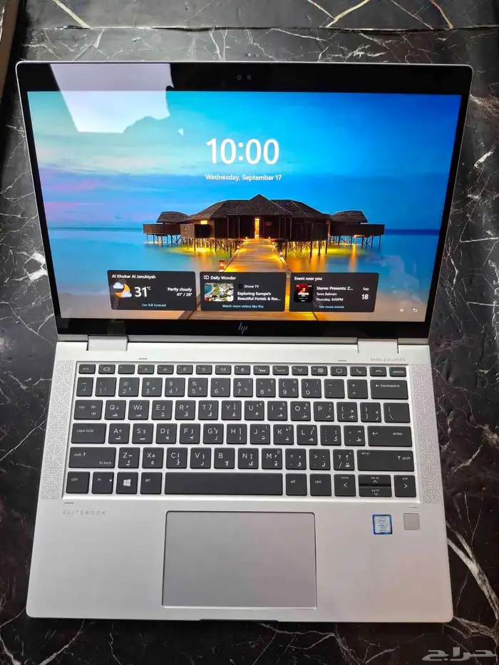 لاب توب Hp Elitebook بحالة ممتازة وشكل أنيق ونحيف جدا 8
