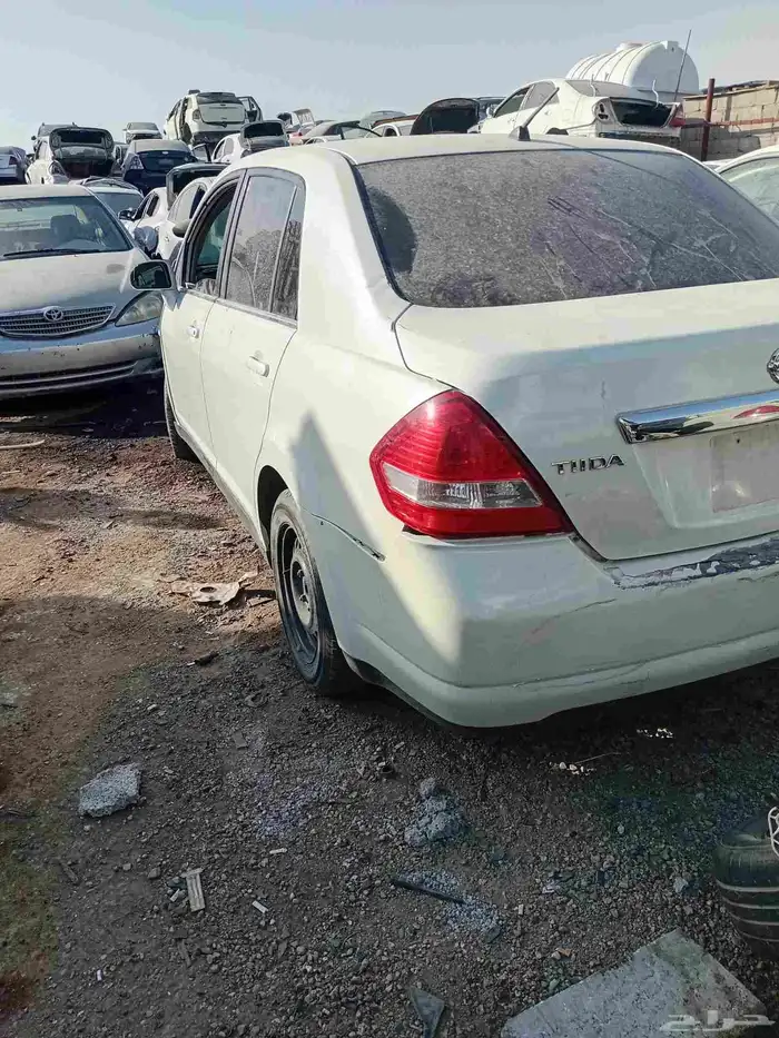 بيع قطع غيار نيسان تيدا مديل 2009 قير عادي مسقطه 3