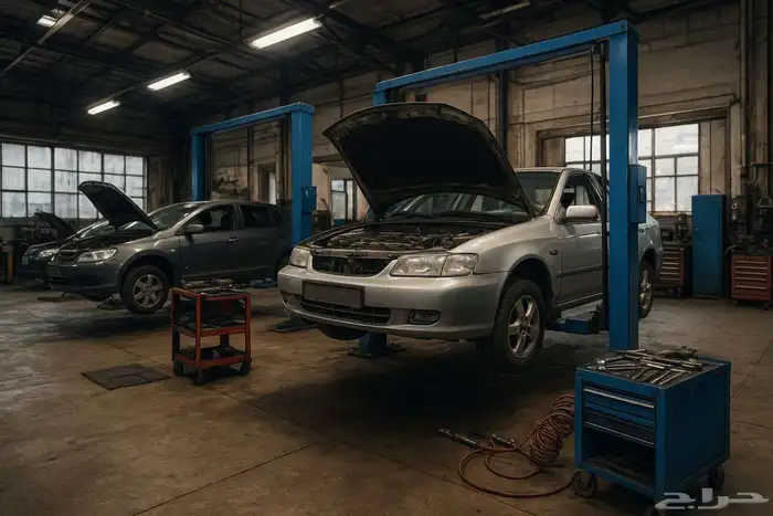 ورشه لصيانة السيارات . 0