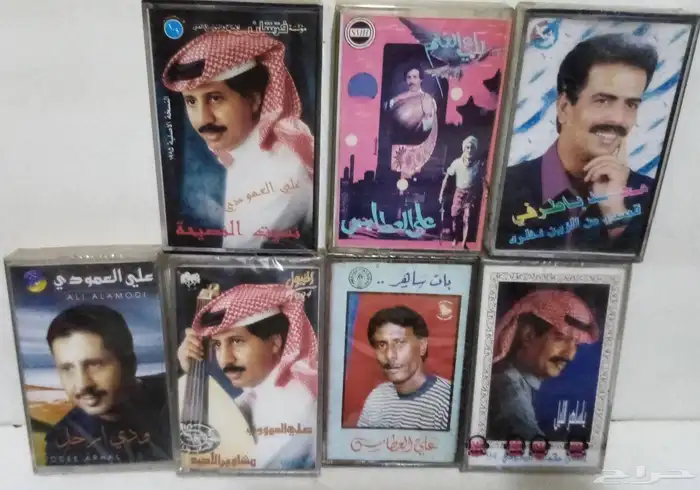 كاسيت فنانين اشرطه قديم يمنيه للبيع 6