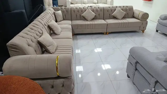 كنب جديد جاهز حرف ال و7نفر بأسعار مناسبة 18