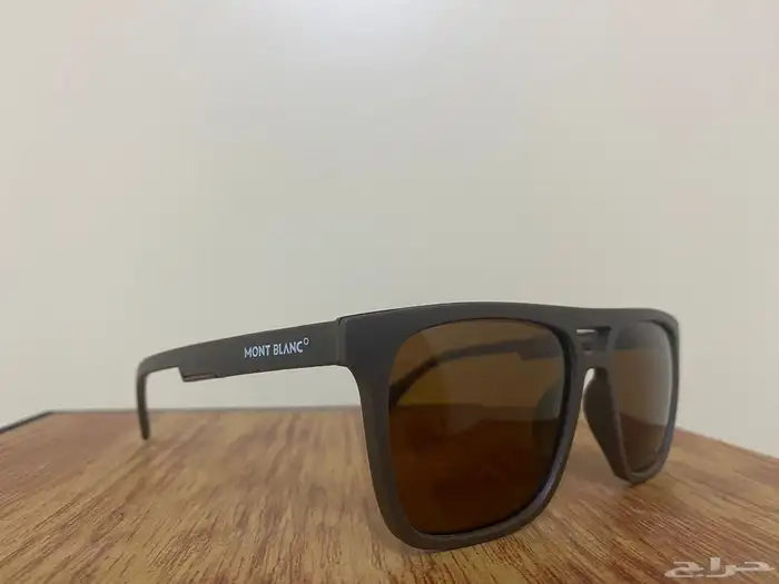 نظارة شمسية مونت بلانك بني درجه اولى هاند ميد ايطالي 5