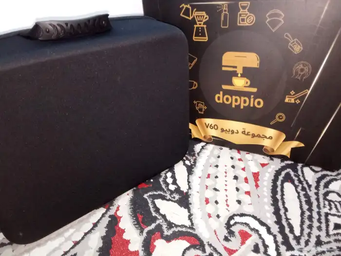 أدوات قهوه V60 معاه مطحنه كهربائية شاريها 300 1