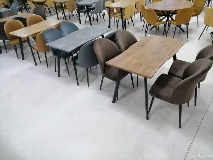 طاولات طعام خشبي 5