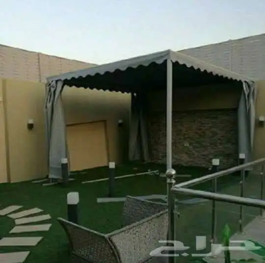 مظلات وسواتر وبيوت شعر مضلات برجولات 34