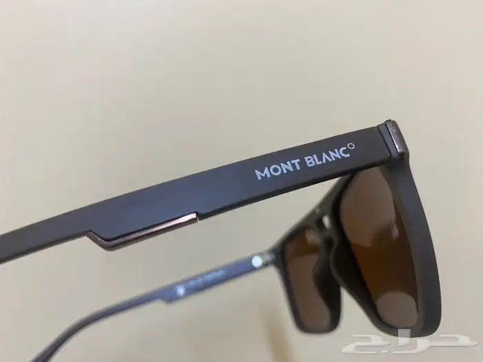 نظارة شمسية مونت بلانك بني درجه اولى هاند ميد ايطالي 1