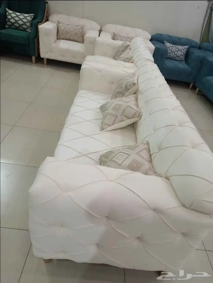 كنب جديد جاهز حرف ال و7نفر بأسعار مناسبة 13