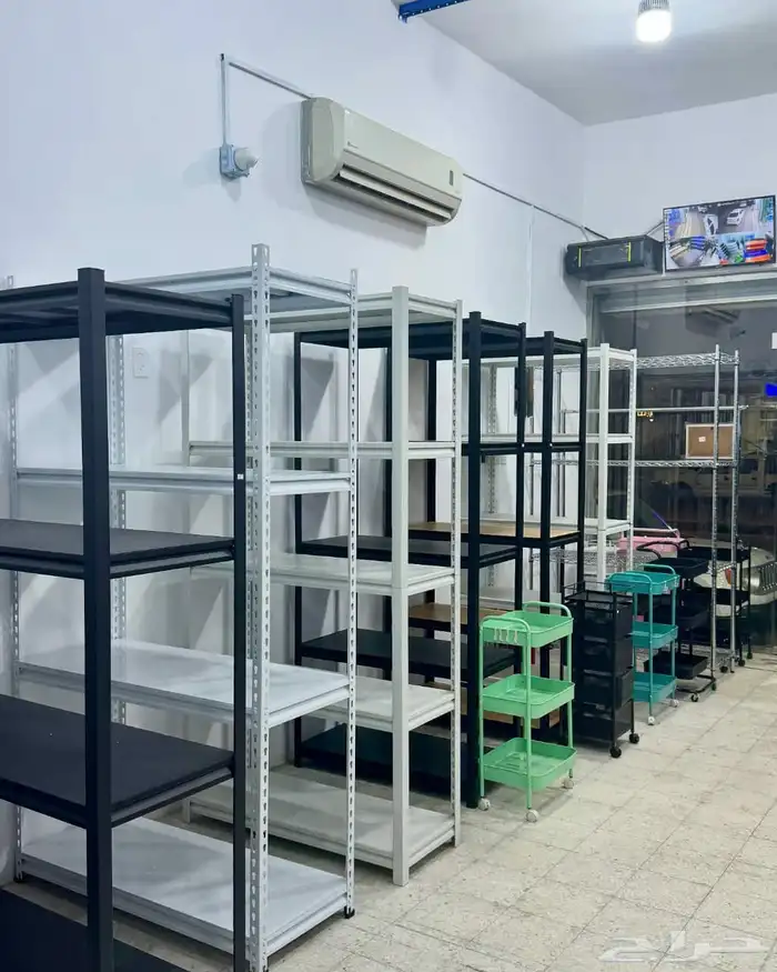 رفوف سوبر ماركت وبقالات رفوف تخزين منازل 6