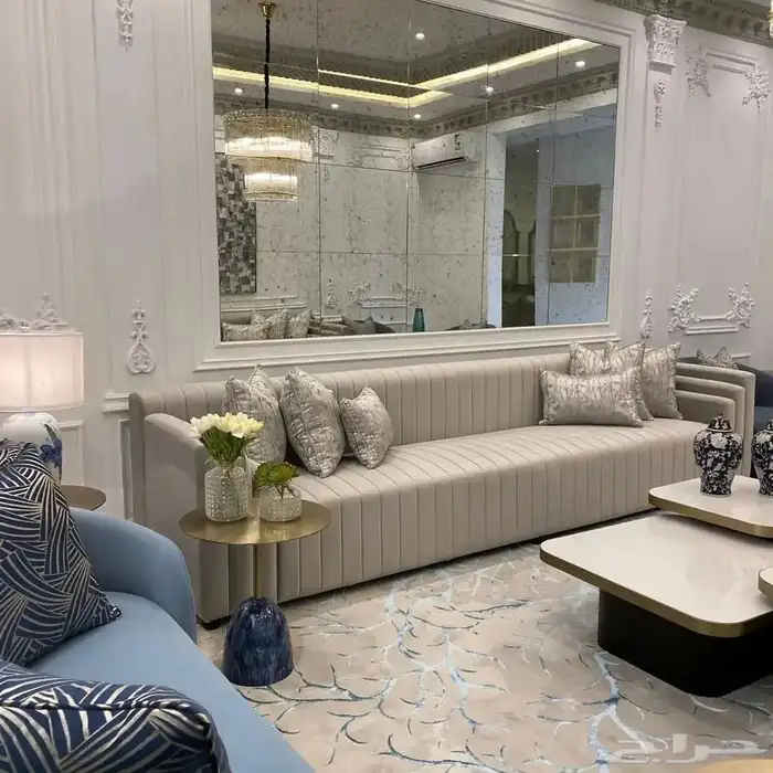 تفصيل و تنجيد كنب و مساند و ستائر ويفي جميع أنواعها 25