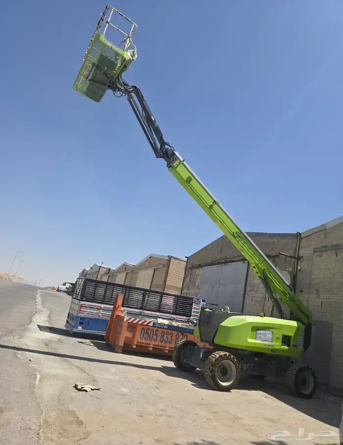 تاجير رافعات كرين كرينات ونش بوم تراك وسيزر لفت ومان لفت 18