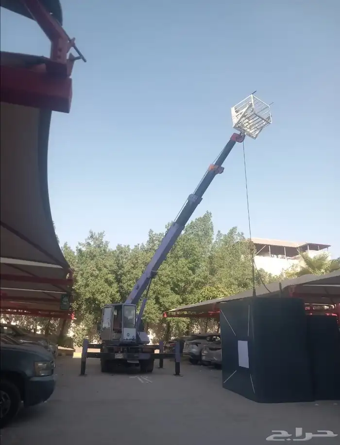 تاجير رافعات كرين كرينات ونش بوم تراك وسيزر لفت ومان لفت 4
