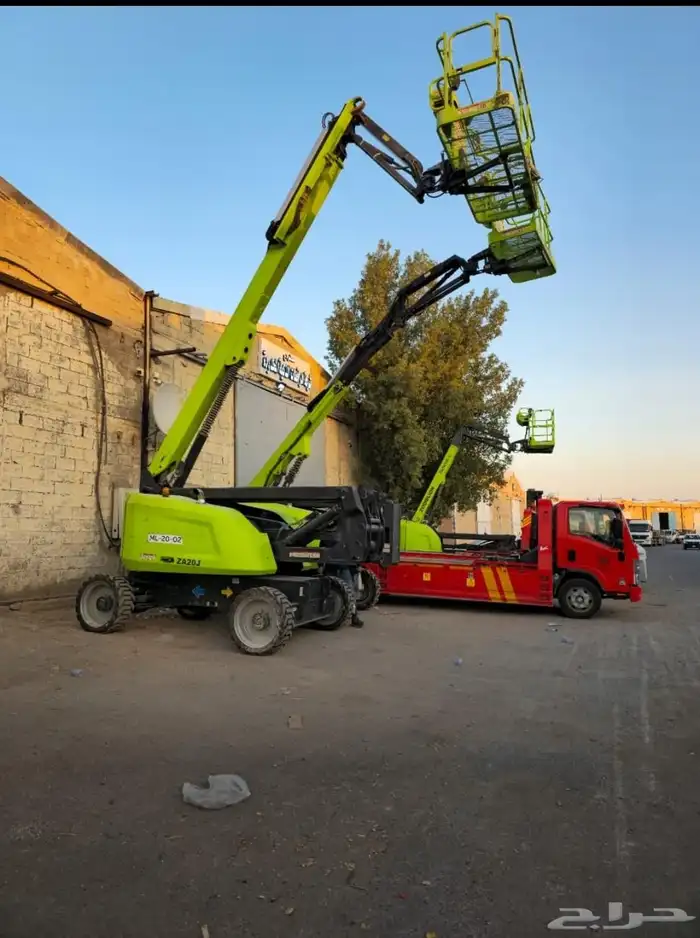 تاجير رافعات كرين كرينات ونش بوم تراك وسيزر لفت ومان لفت 3