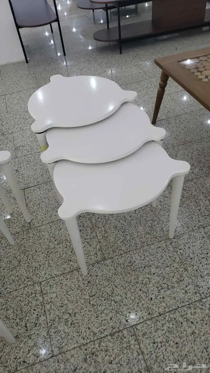 اثاث مكتبي متكامل مع طاولات شاي خشب مع جزاز 28