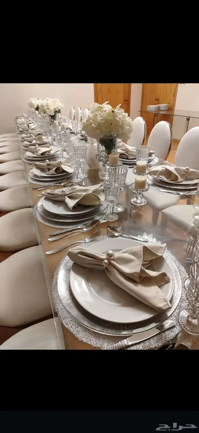 للحفلات والمناسبات قهوجينن وصبابين كراسي بنوعها اطولات بأنوا 3