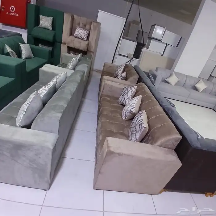 كنب جديد جاهز حرف ال و7نفر 22