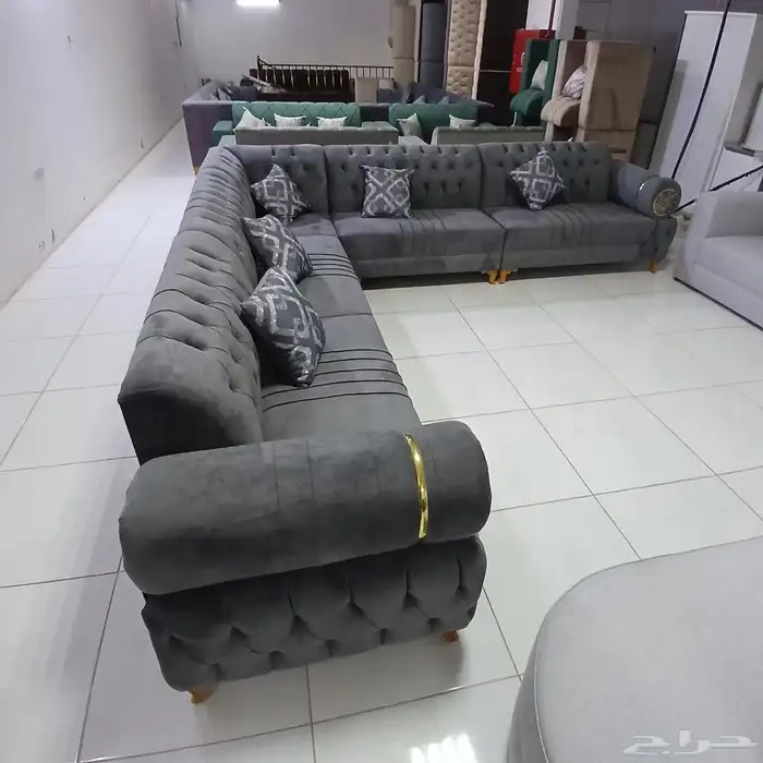 كنب جديد جاهز حرف ال و7نفر 18