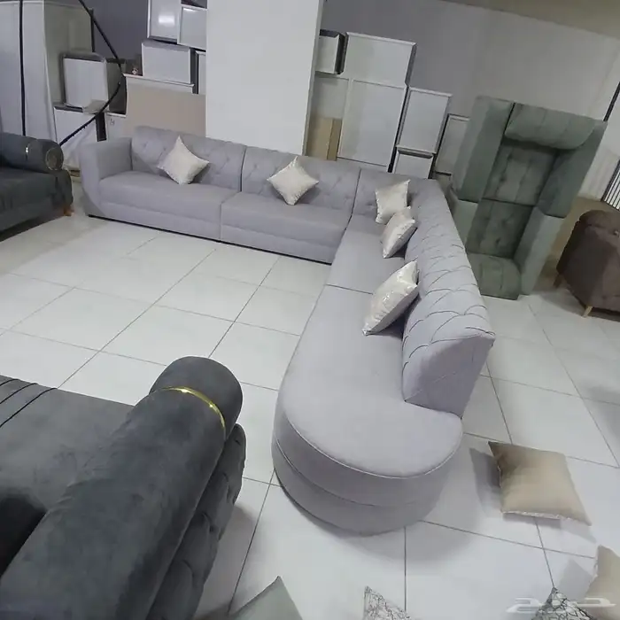 كنب جديد جاهز حرف ال و7نفر 14