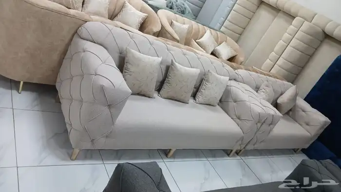 كنب جديد جاهز حرف ال و7نفر 11