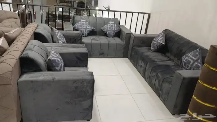 كنب جديد جاهز حرف ال و7نفر 23