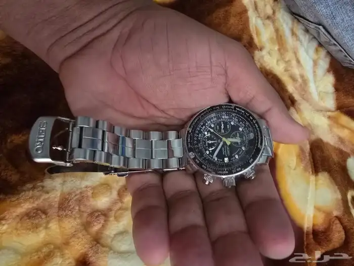 ساعه Seikoإنذار SNA411 موديل Chronograph 18