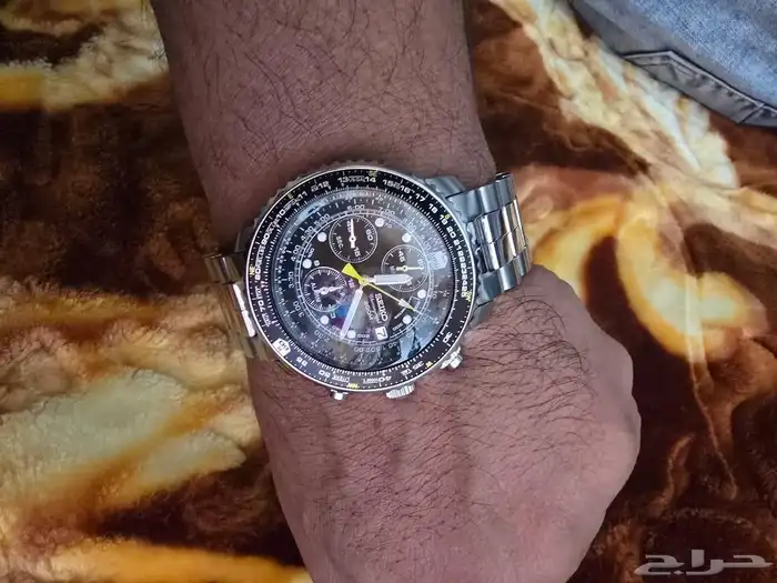 ساعه Seikoإنذار SNA411 موديل Chronograph 14