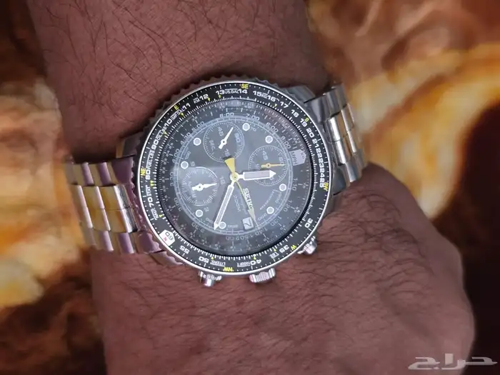 ساعه Seikoإنذار SNA411 موديل Chronograph 11