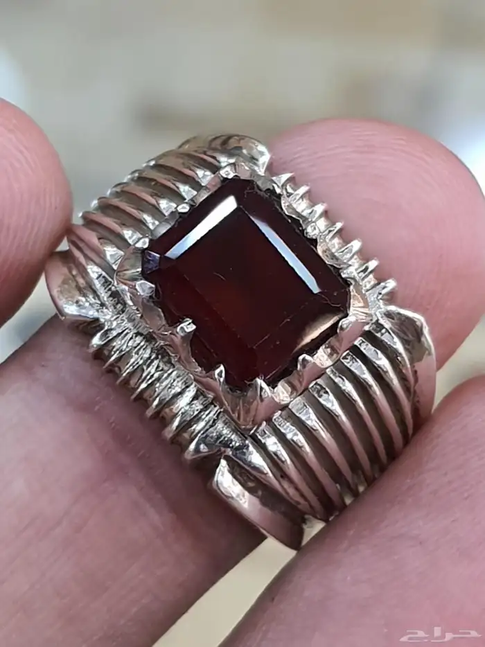 خاتم قارنت افريقي احمر 5