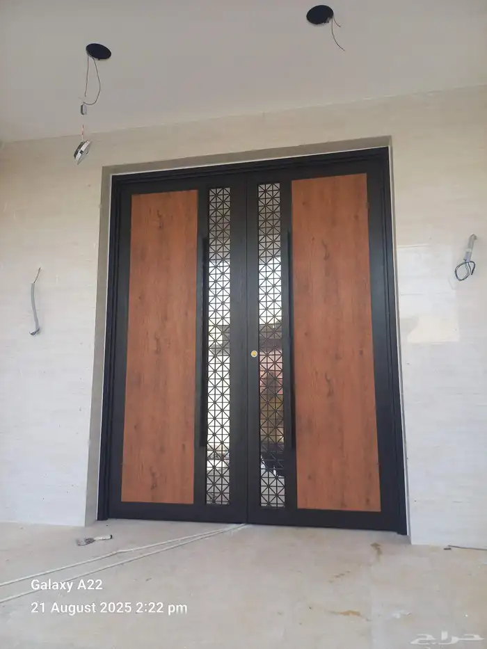 المنيوم سرايا 450 المنيوم عادي 220 المنيوم باب سرايا 750 1