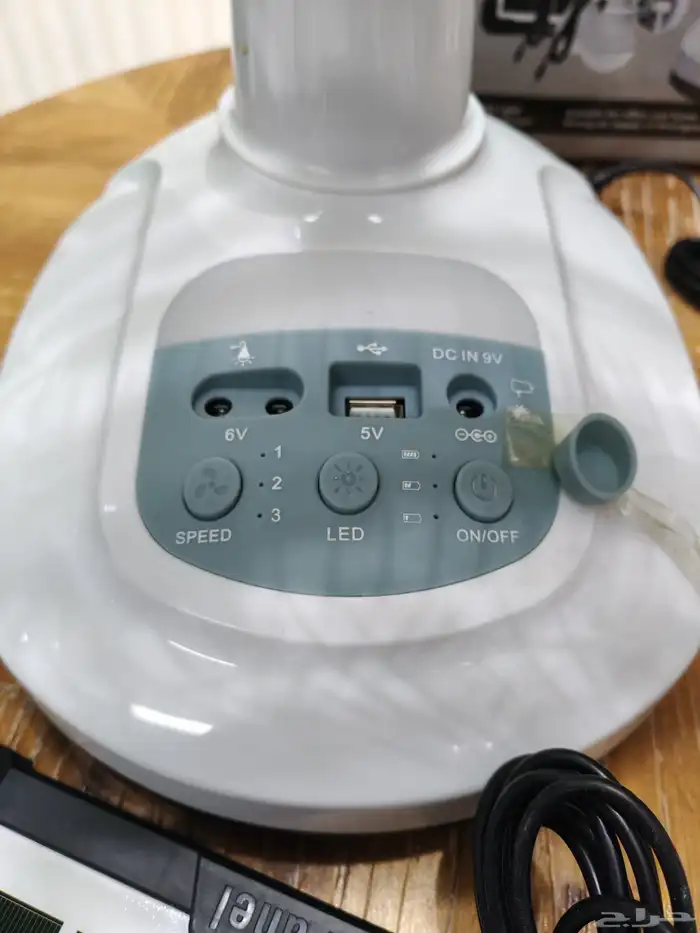 مروحة ريفورا 12 انش بالطاقة الشمسية مع لمبات مروحة من ريفور 2