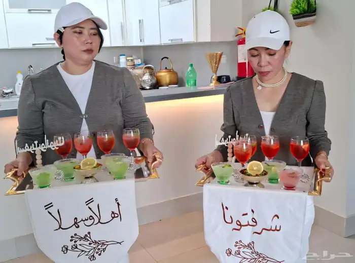 قهوجيات صبابات مباشرات مضيفات تنسيق حفلات 0