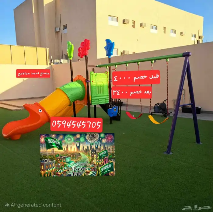 ألعاب أطفال مراجيح 4