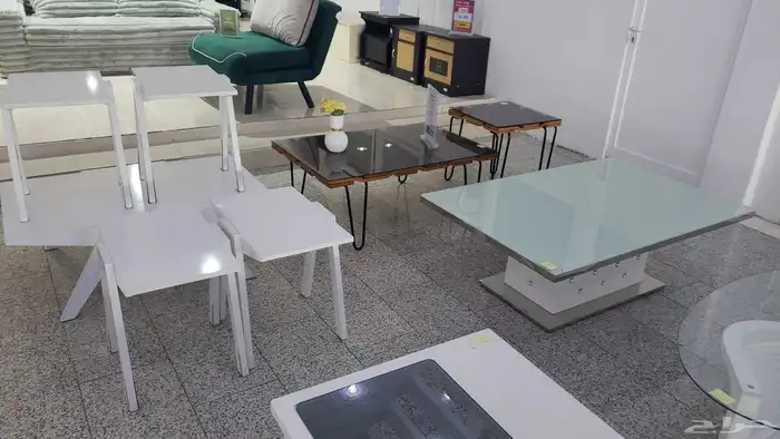 اثاث مكتبي متكامل مع طاولات شاي خشب مع جزاز 20