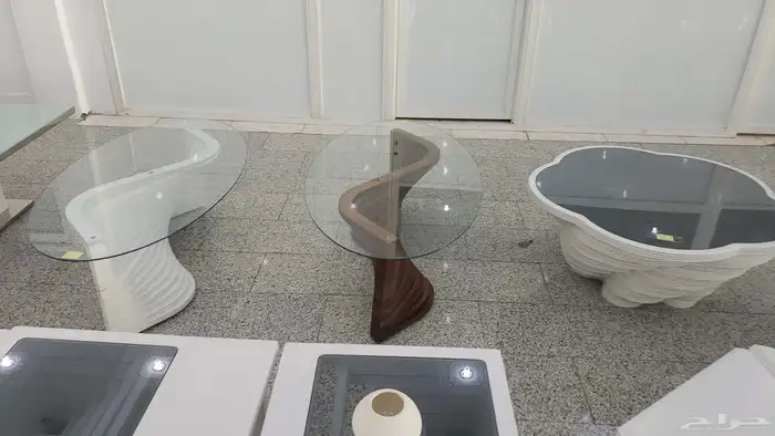 اثاث مكتبي متكامل مع طاولات شاي خشب مع جزاز 21