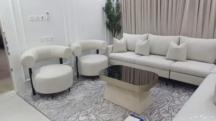 مفروشات الرياض  تفصيل جميع انواع الكنب والجلسات الارضي والس 1