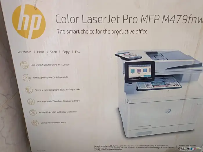 Hp color laser jet pro mfp M479 fnw 5