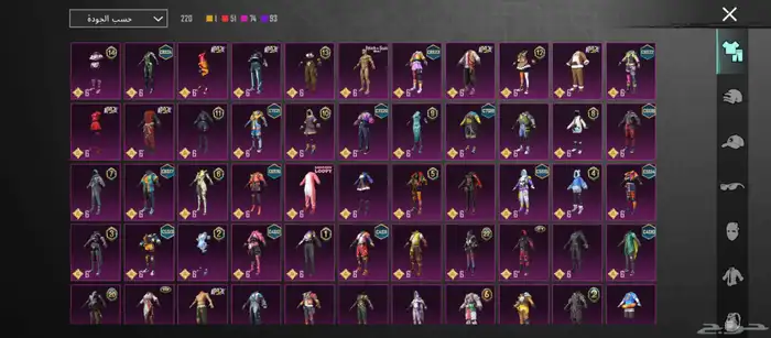 حساب ببجي للبيع 2