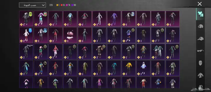 حساب ببجي للبيع 3