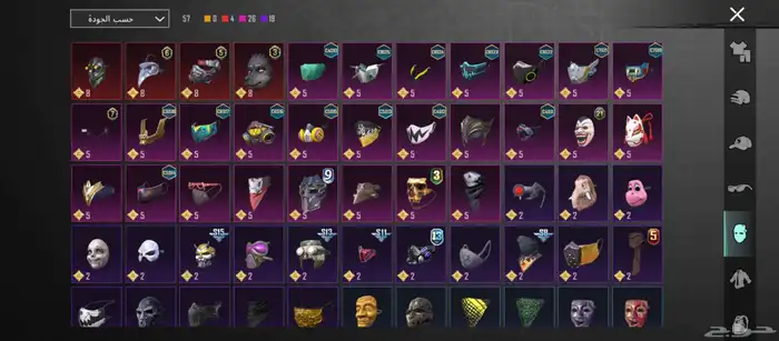 حساب ببجي للبيع 9