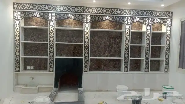 ديكور مشب نار 1