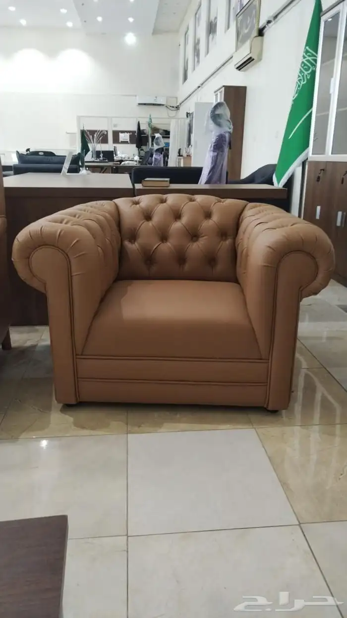 كنب جلد فخم موديل في توصيل 9