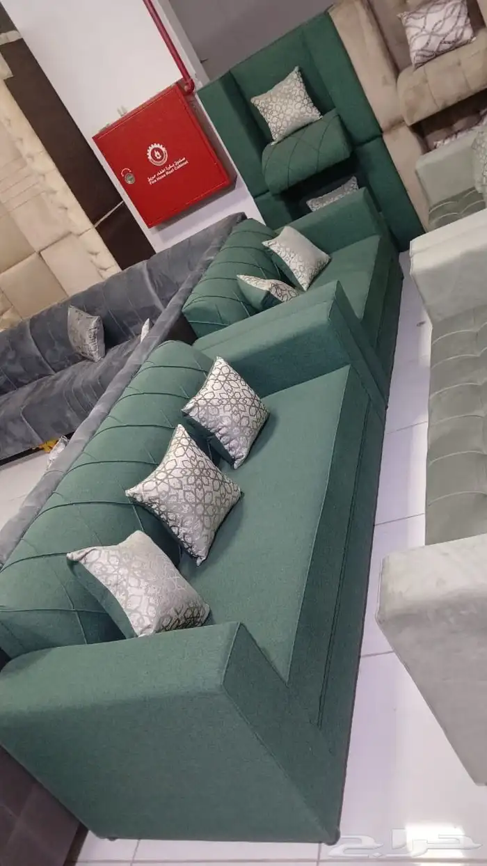 كنب جديد جاهز حرف ال و7نفر 20